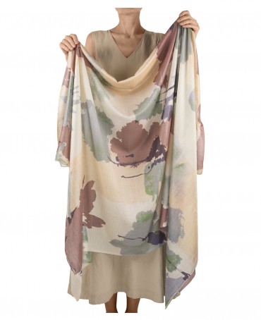 Палантин Женский SN40-FL.ABSTRAITE/BEIGE.DORE